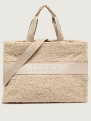 Liu Jo Sport Shopperka | shearling beżowy