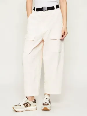 Liu Jo Sport Spodnie cargo z paskiem | Loose fit