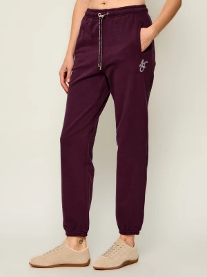 Liu Jo Sport Spodnie dresowe | Regular Fit bordowy