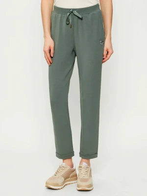 Liu Jo Sport Spodnie dresowe | Slim Fit zielony
