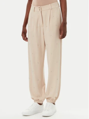 Liu Jo Sport Spodnie dresowe TA5193 J5942 Beżowy Relaxed Fit