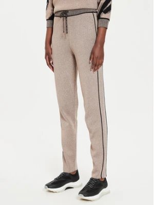 Liu Jo Sport Spodnie dresowe TF4104 MS49I Złoty Regular Fit