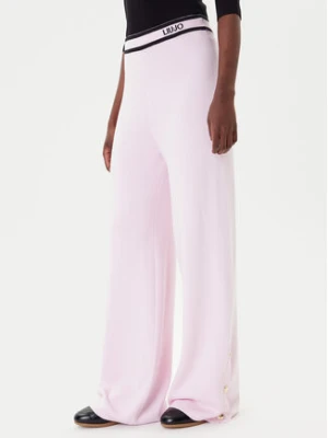 Zdjęcie produktu Liu Jo Sport Spodnie dzianinowe TF5252 MS59L Różowy Relaxed Fit