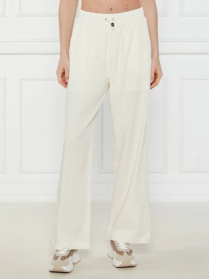 Liu Jo Sport Spodnie | Relaxed fit ecru