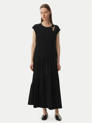 Liu Jo Sport Sukienka codzienna TA6237 J3855 Czarny Relaxed Fit