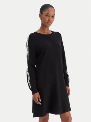 Liu Jo Sport Sukienka dzianinowa TF5288 MS63L Czarny Regular Fit