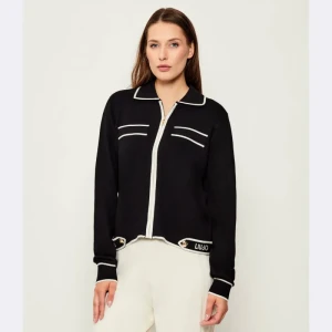 Liu Jo Sport Sweter | Regular Fit | z dodatkiem jedwabiu