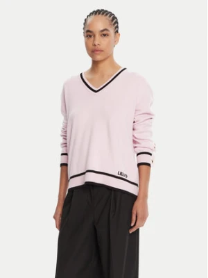 Liu Jo Sport Sweter TF5229 MS59L Różowy Regular Fit