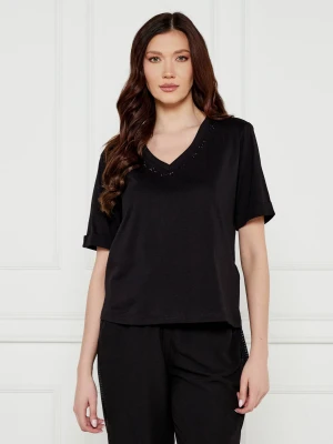 Liu Jo Sport T-shirt | Regular Fit czarny
