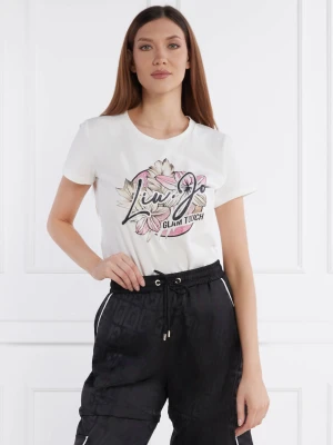 Liu Jo Sport T-shirt | Regular Fit biały
