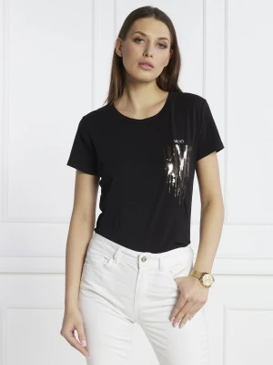 Liu Jo Sport T-shirt | Regular Fit czarny
