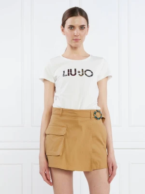 Liu Jo Sport T-shirt | Regular Fit biały