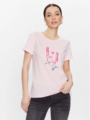 Liu Jo Sport T-Shirt TA3275 J5923 Różowy Regular Fit