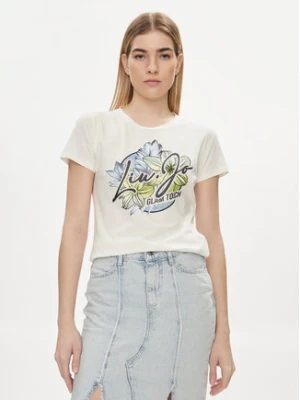 Liu Jo Sport T-Shirt TA4202 JS003 Écru Regular Fit