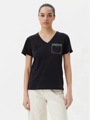 Liu Jo Sport T-Shirt TA5172 JS923 Czarny Regular Fit
