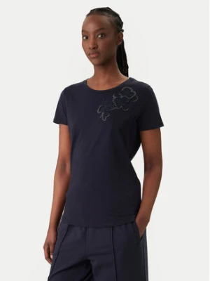 Liu Jo Sport T-Shirt TA6155 JS923 Granatowy Regular Fit