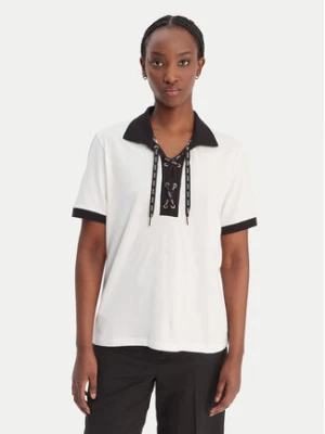 Liu Jo Sport T-Shirt TA6176 JS003 Écru Regular Fit