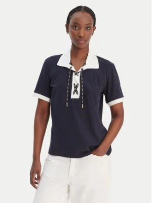 Liu Jo Sport T-Shirt TA6176 JS003 Granatowy Regular Fit