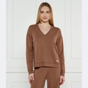 Liu Jo Sport Wełniany sweter | Regular Fit | z dodatkiem kaszmiru