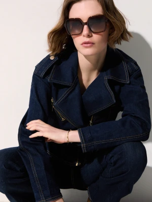 Liu Jo Square Sunglasses brązowy