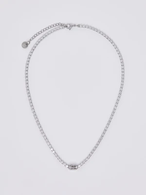 Liu Jo Stainless Steel Necklace With Embedded Jewels LIUJO