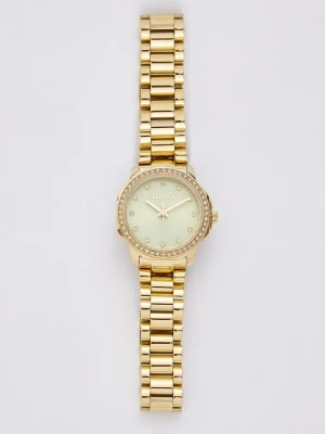 Liu Jo Stainless Steel Watch With Crystals Gold Colour