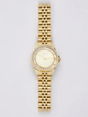 Liu Jo Stainless Steel Watch With Sparkling Accents Gold Colour