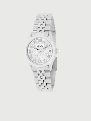 Liu Jo Steel Watch With Diamantés LIUJO