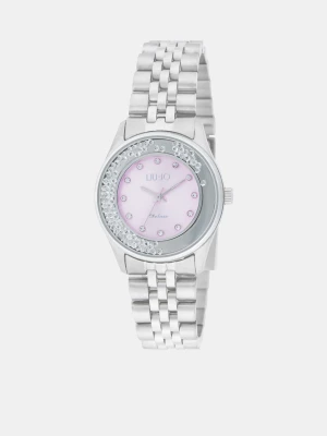 Liu Jo Steel Watch With Diamantés LIUJO