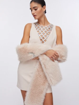 Liu Jo Stole With Jewel Brooch
