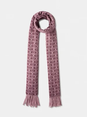 Liu Jo Stole With Monogram Logo czerwony