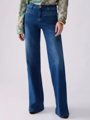 Liu Jo Stonewash Flare Jeans