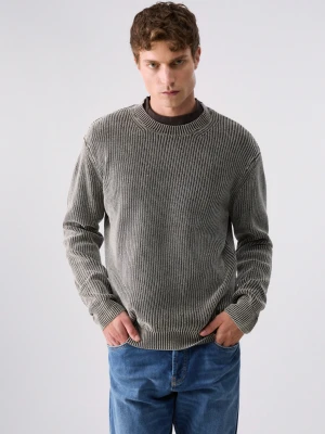 Liu Jo Stonewash Sweater Moss Green