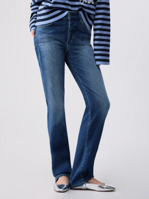 Liu Jo Straight Jeans Amazing Fit Dark Blue Denim