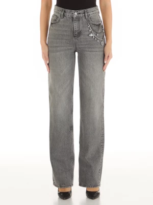 Liu Jo Straight Jeans With Charms LIUJO