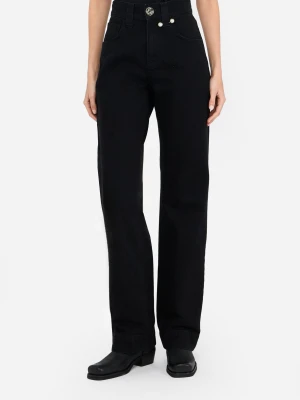 Liu Jo Straight Jeans With Jewelled Beads LIUJO