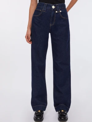 Liu Jo Straight Jeans With Jewelled Beads LIUJO