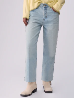 Liu Jo Straight-leg Jeans With Rhinestones