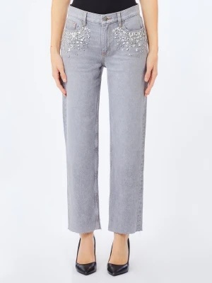 Liu Jo Straight-leg Jeans With Rhinestones
