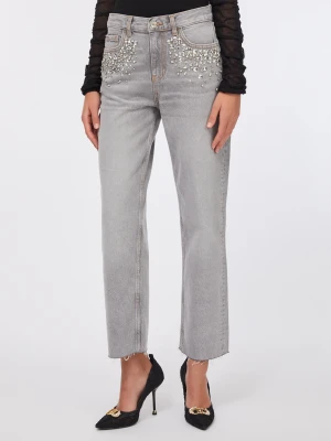 Liu Jo Straight-leg Jeans With Rhinestones LIUJO