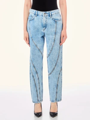 Liu Jo Straight-leg Jeans With Studs LIUJO