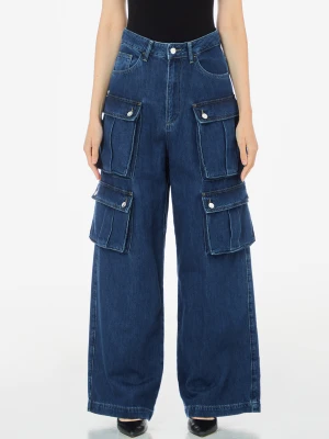 Liu Jo Stretch Cotton Cargo Jeans LIUJO