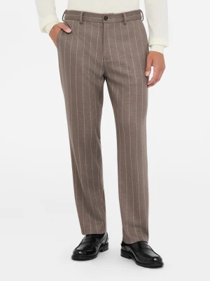 Liu Jo Striped Cotton And Wool Trousers LIUJO