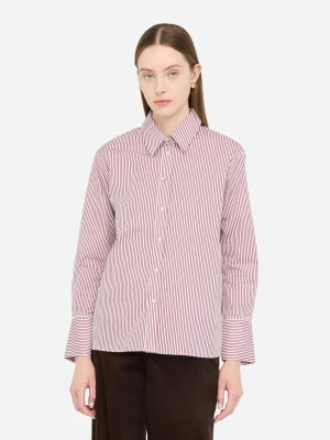 Liu Jo Striped Cotton Shirt With Top LIUJO