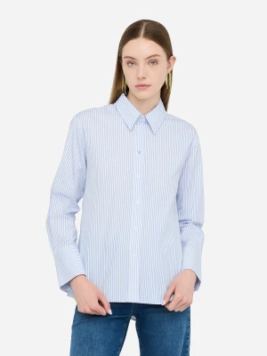 Liu Jo Striped Cotton Shirt With Top LIUJO
