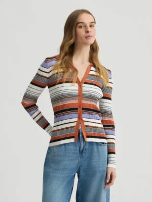 Liu Jo Striped Knit Cardigan LIUJO