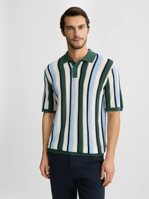 Liu Jo Striped Knit Polo Shirt LIUJO