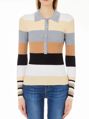 Liu Jo Striped Knit Polo-shirt LIUJO