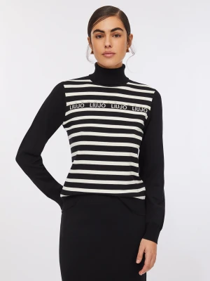 Liu Jo Striped Polo-neck Jumper LIUJO