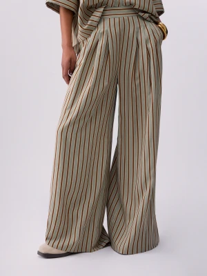 Liu Jo Striped Rayon Trousers LIUJO